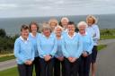 Sidmouth Ladies' team, Sheila Faulkner, Maria Clapp, Mandy Furniss, and Marie Timms