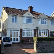 This attractive three-storey period property is situated on the lower slopes of Worle hillside   Pictures: Ashley Leahy