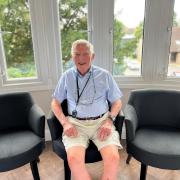 Cadbury Hall's John Burgess enjoyed his centenary celebrations