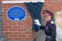 The Lord Lieutenant of Shropshire revealed the plaque