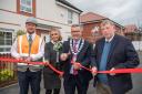 Cllr Andy Hall officially opening Barratt Homes' show homes at Talbot Place