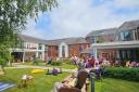 The garden party at New Fairholme welcomed community members, staff and residents to participate