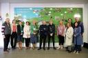 Visitors can discover Somerset with the new mural, unveiled at Taunton railway station on October 3.