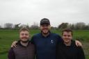 the winning trio from Sunday, left to right Matt Denman, Craig Wheelaghan & Charlie Huggins.