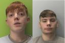 Jailed. Left: Taylor Rowsell. Right: James Greaves.