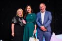 Paulina Pronczyk (centre) at the Barchester Care Awards