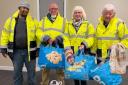 Paul Garnett (second from left), Specsavers administrator, has become a regular Bradford Street Angel. A call for donations of warm clothes to the homeless, to be distributed by the Angels, has been issued by Specsavers Girlington