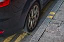 The image shared online showed what appeared to be double yellow lines inside a parking bay marking