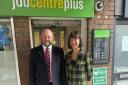 West Suffolk MP Nick Timothy pays visit to Newmarket Job Centre