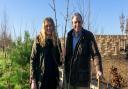 Eleanor Thatcher and Martin Thatcher at Myrtle Farm.