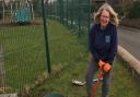 Ten apple trees have been planted in Bleadon, courtesy of Thatchers Cider.