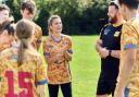 Former Lioness Karen Carney joined Cheddar AFC for the launch of the club's ‘grate’ new kit.