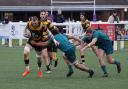 Hornets in action against Exeter University last season.