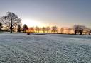 Winter scene at Wedmore