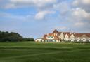 The course and clubhouse at Weston Golf Club