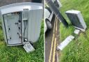 The speed indicator device was “ripped” from the lamppost on Tuesday, May 14.