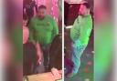 Police want to speak to this man in connection with the incident.