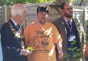 Mayor of Weston-super-Mare visits wellbeing garden in Worle
