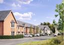 An artist's impression of the approved homes in West Huntspill.