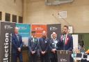 Dan Aldridge gave a speech at the Hutton Moor Leisure Centre in Weston.