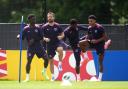 Ollie Watkins in training