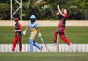 Ella bowling at the WACA