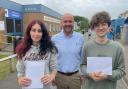 The school celebrated its students after the exams