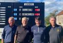 the winning team from Friday’s Pro Am. Left to right Kennelly, McCann, Bellinger, Read