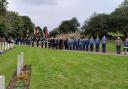 The annual event took place at the Cross of Sacrifice and the War Graves section in Milton Cemetery