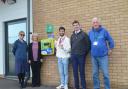 The new defib has been installed at the medical centre