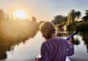 Paddleboarding on Taunton and Bridgwater Canal by Geri Mounter