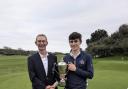 President John Whitewood awarded Charlie the prestigious trophy