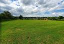 View From The Sub Road Development Site In Butleigh, Looking Towards The Village. CREDIT: Boon Brown Architects. Free to use for all BBC wire partners.