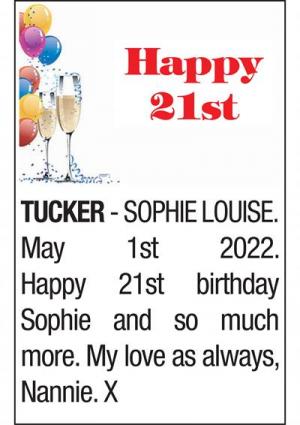 SOPHIE LOUISE TUCKER