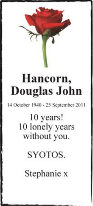 Hancorn, Douglas John