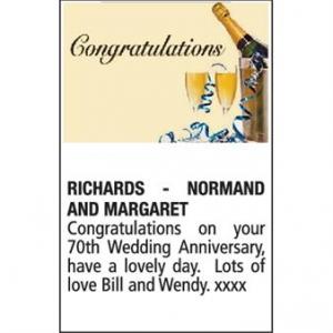 NORMAN and MARGARET RICHARDS