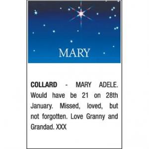 MARY ADELE COLLARD