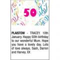 TRACEY PLAISTOW