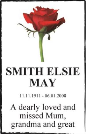 SMITH ELSIE MAY