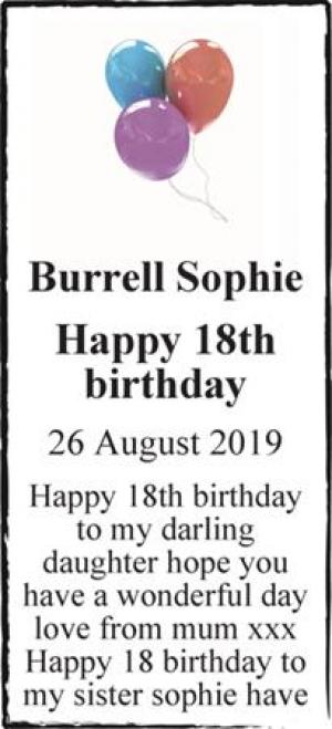 Burrell Sophie