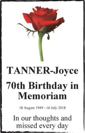 TANNER-Joyce