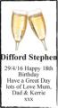 Difford Stephen