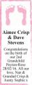 Aimee Crisp & Dave Stevens