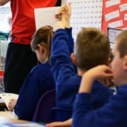 Pupils in a primary school class. Picture: Archive