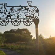 Start of the Strawberry Line on the approach to Yatton Railway Station.    Picture: MARK ATHERTON