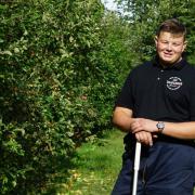 Apprenticeships at Thatchers Cider can lead to a wide range of careers throughout the cider making company. Pictured is apprentice Tom Farron.