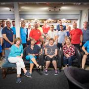 All smiles for Congresbury Tennis Club as they pose for the camera.