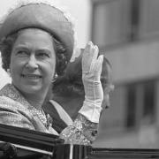 The Queen on a visit to Weston in 1977.