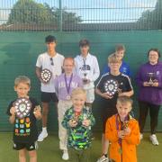 Woodland Tennis Club juniors award winners.