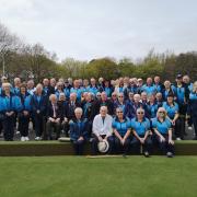 Members at Clarence Bowling Club.